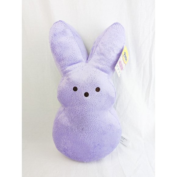 Peeps Other - Peeps Purple Sparkle Glitter 17" Easter Bunny Candy Plush Stuffed Animal